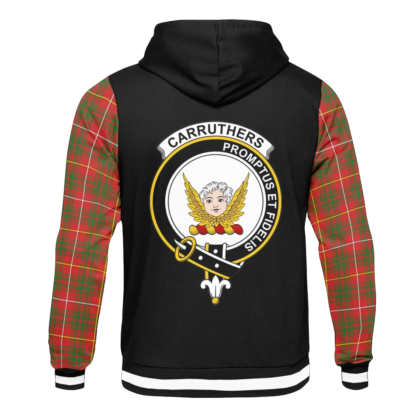 Printivon Carruthers Tartan All Over Print Hoodie