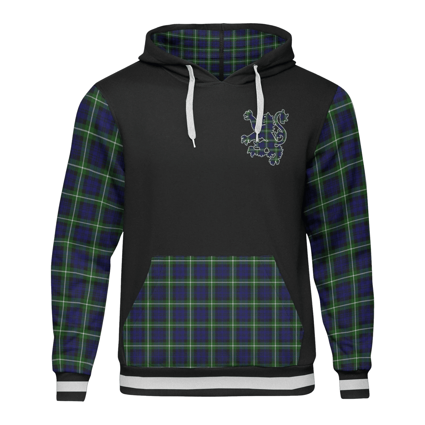 Printivon Lamont Tartan All Over Print Hoodie