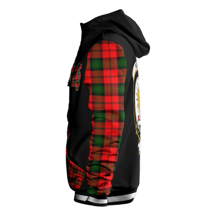 Printivon Kerr Tartan All Over Print Hoodie