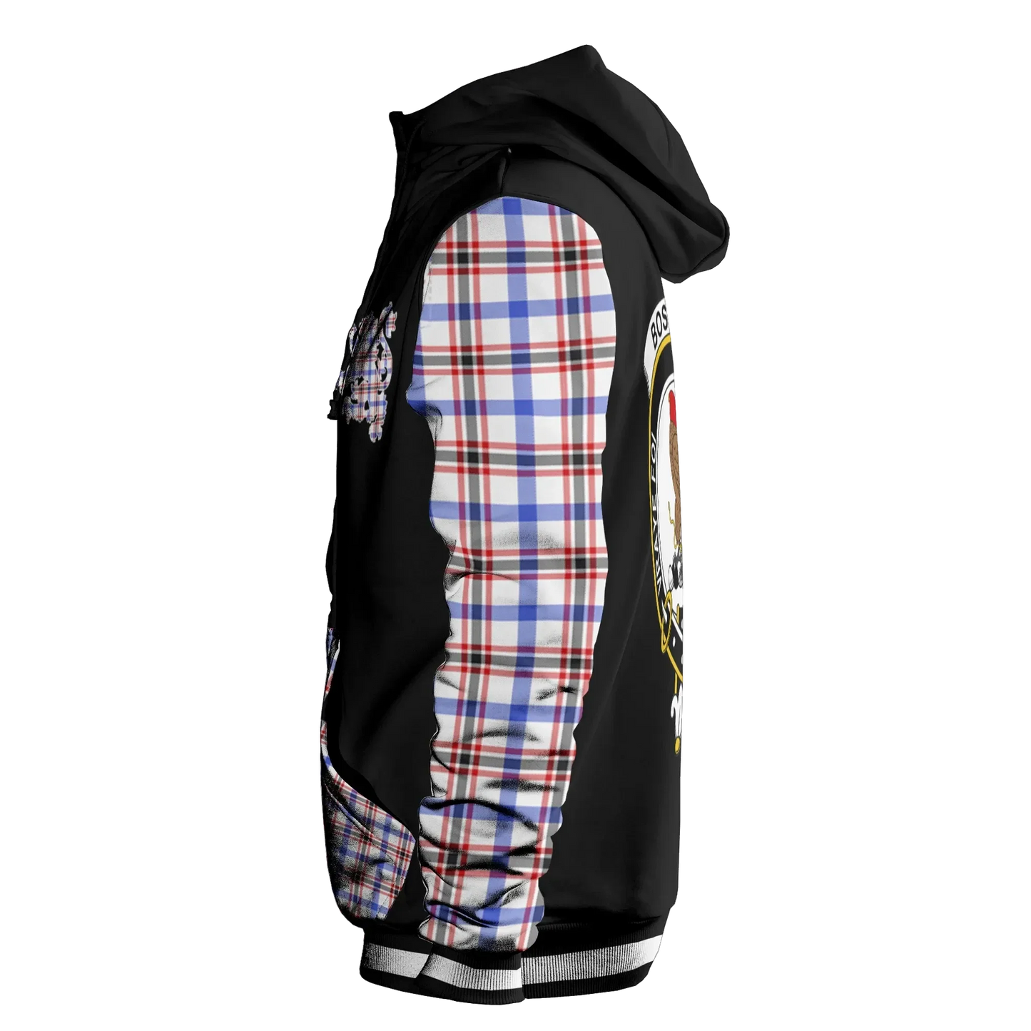 Printivon Boswell Tartan All Over Print Hoodie