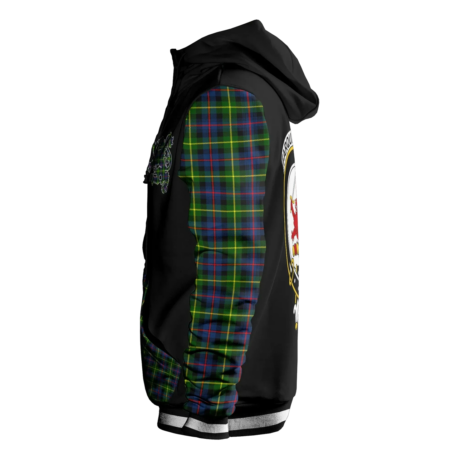 Printivon Farquharson Tartan All Over Print Hoodie