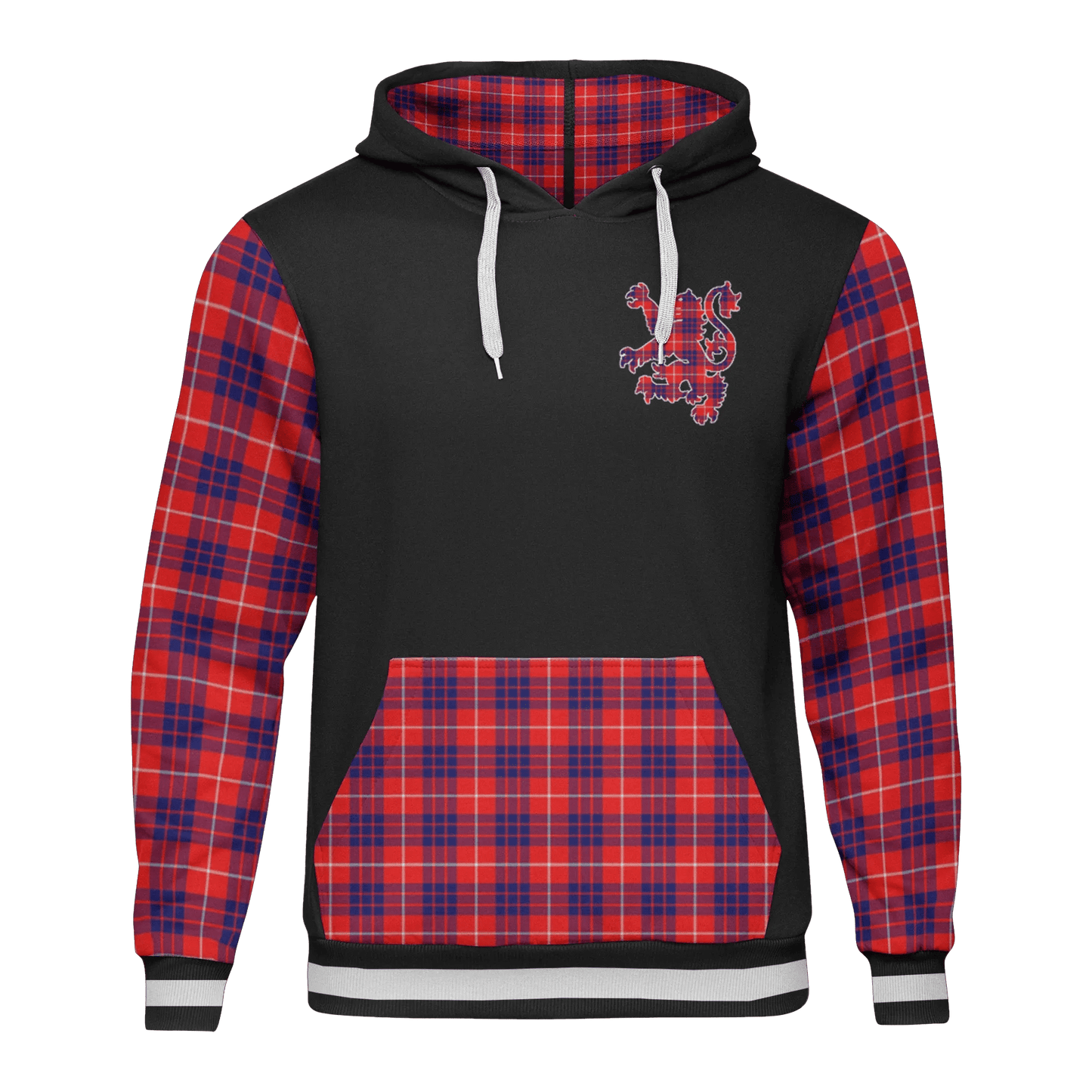 Printivon Hamilton Tartan All Over Print Hoodie
