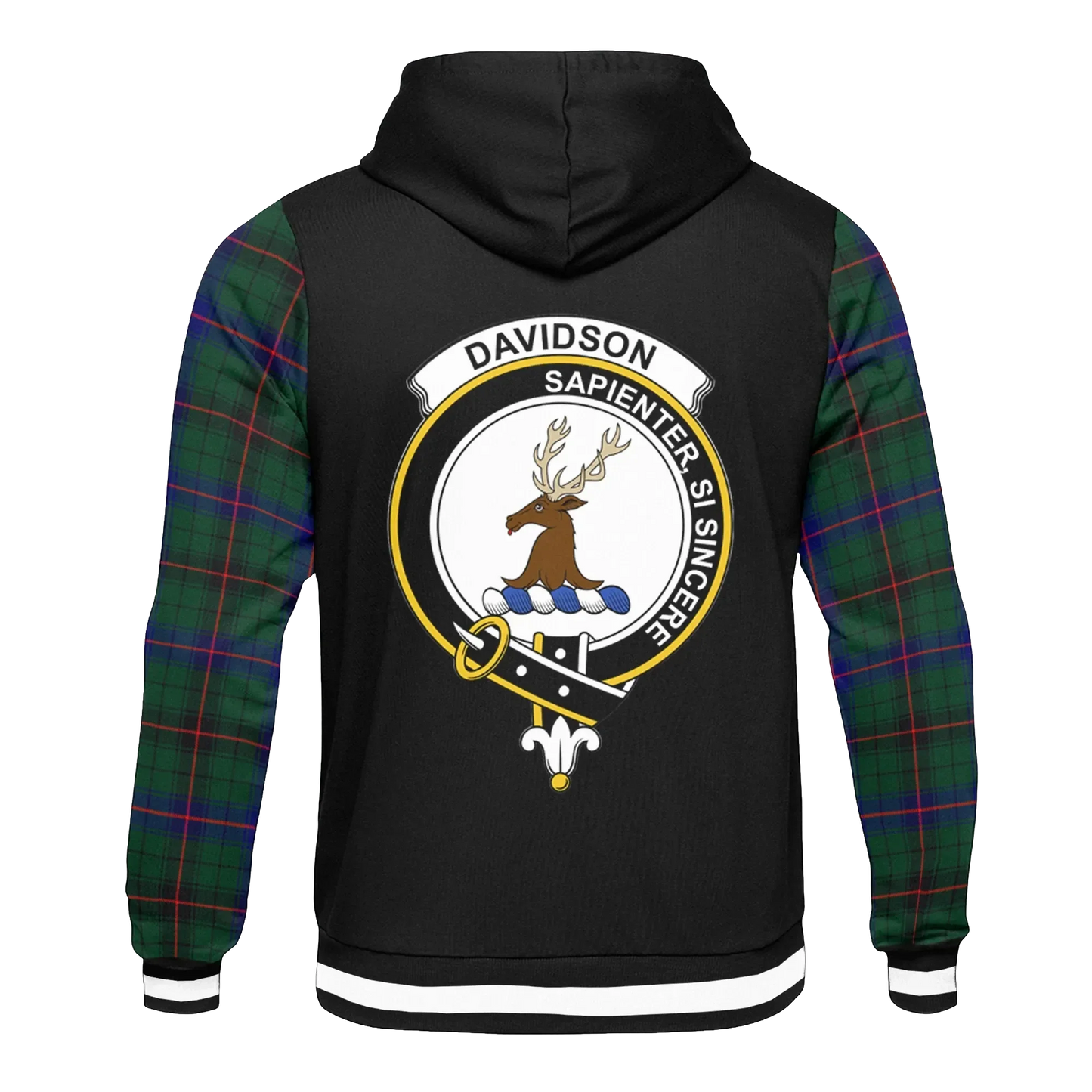 Printivon Davidson Tartan All Over Print Hoodie