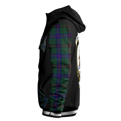 Printivon Davidson Tartan All Over Print Hoodie