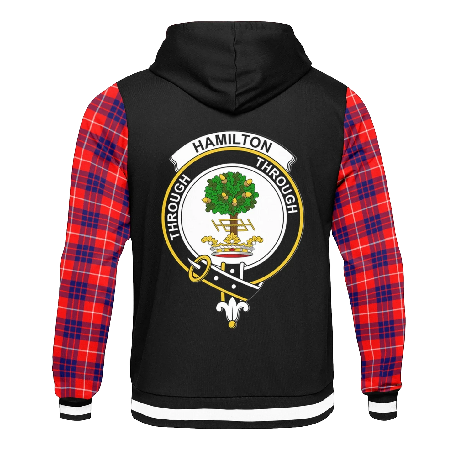Printivon Hamilton Tartan All Over Print Hoodie
