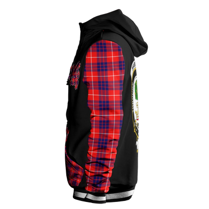 Printivon Hamilton Tartan All Over Print Hoodie