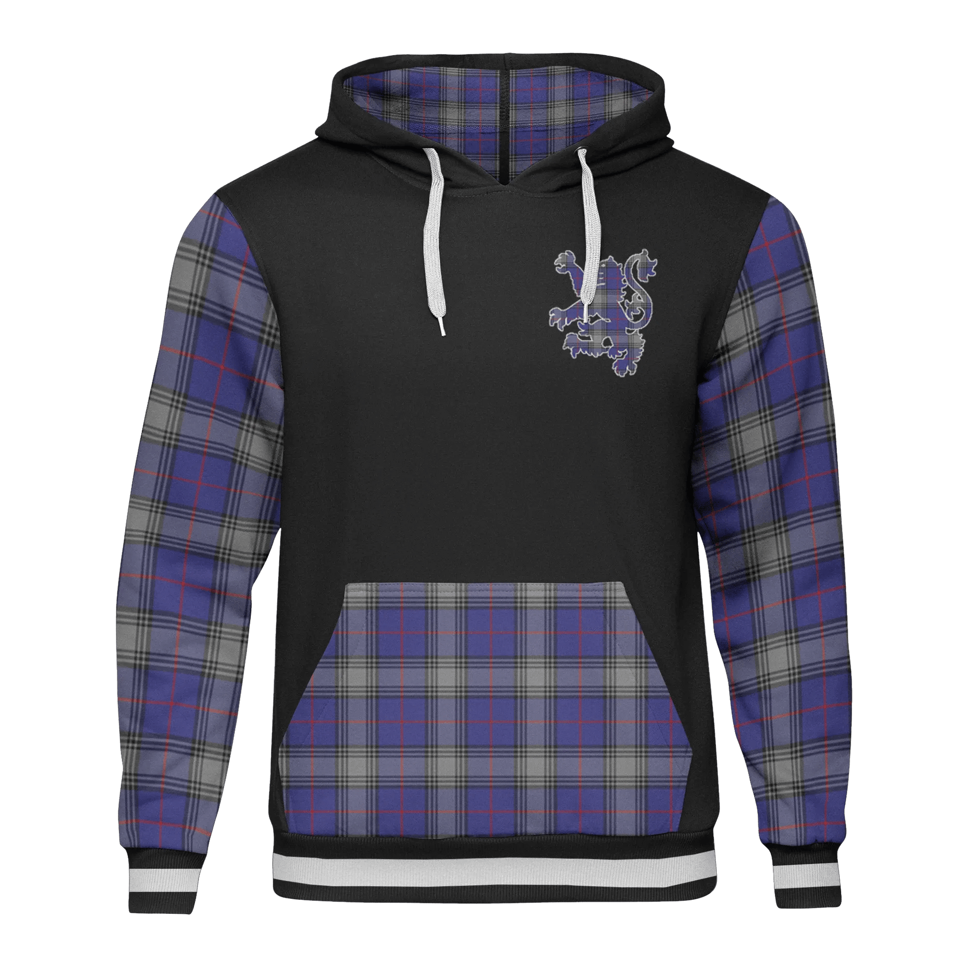 Printivon Kinnaird Tartan All Over Print Hoodie