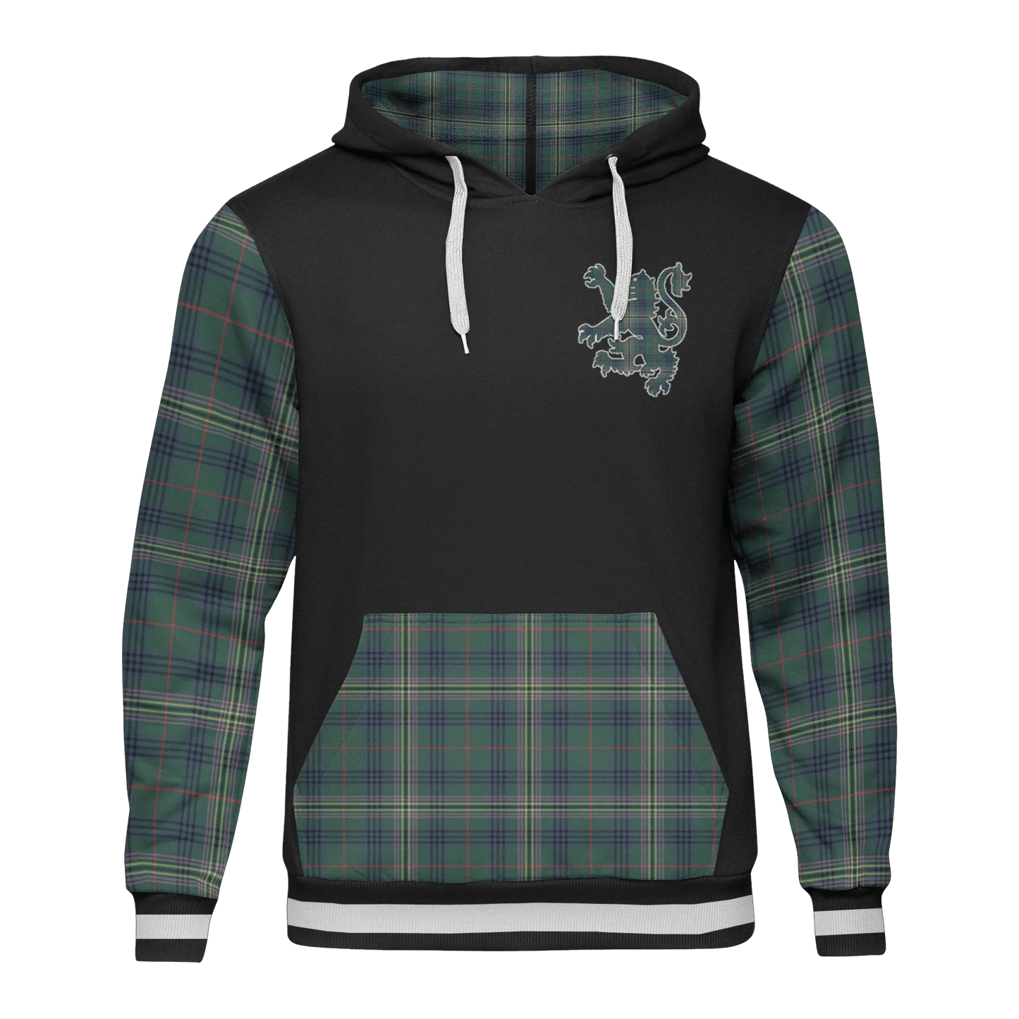 Printivon Kennedy Tartan All Over Print Hoodie