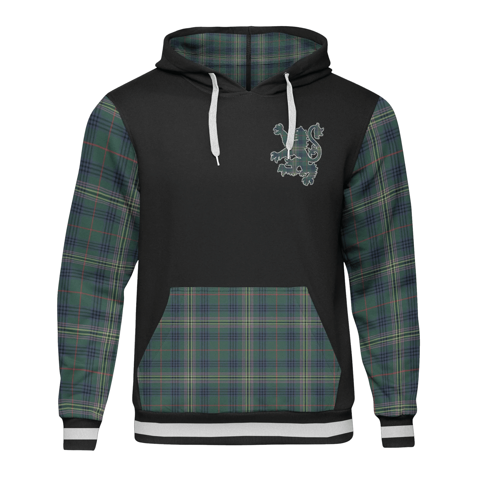 Printivon Kennedy Tartan All Over Print Hoodie