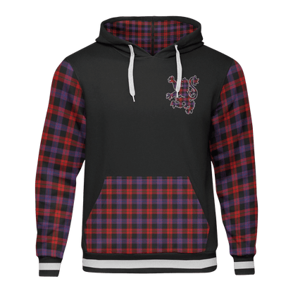 Printivon Brown Tartan All Over Print Hoodie