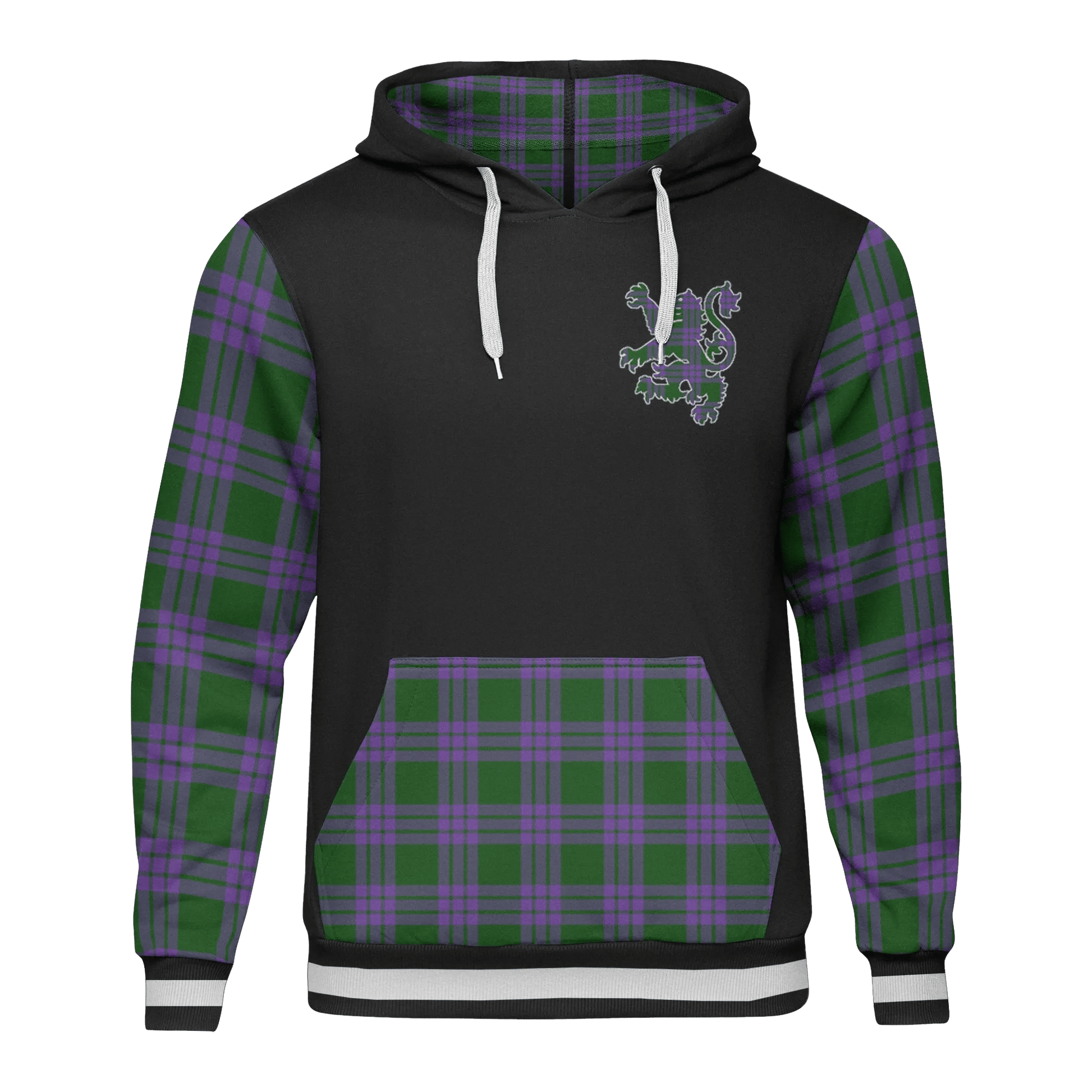 Printivon Elphinstone Tartan All Over Print Hoodie