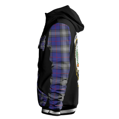 Printivon Kinnaird Tartan All Over Print Hoodie