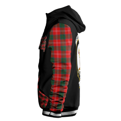 Printivon Chisholm Tartan All Over Print Hoodie