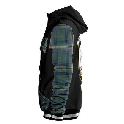 Printivon Kennedy Tartan All Over Print Hoodie