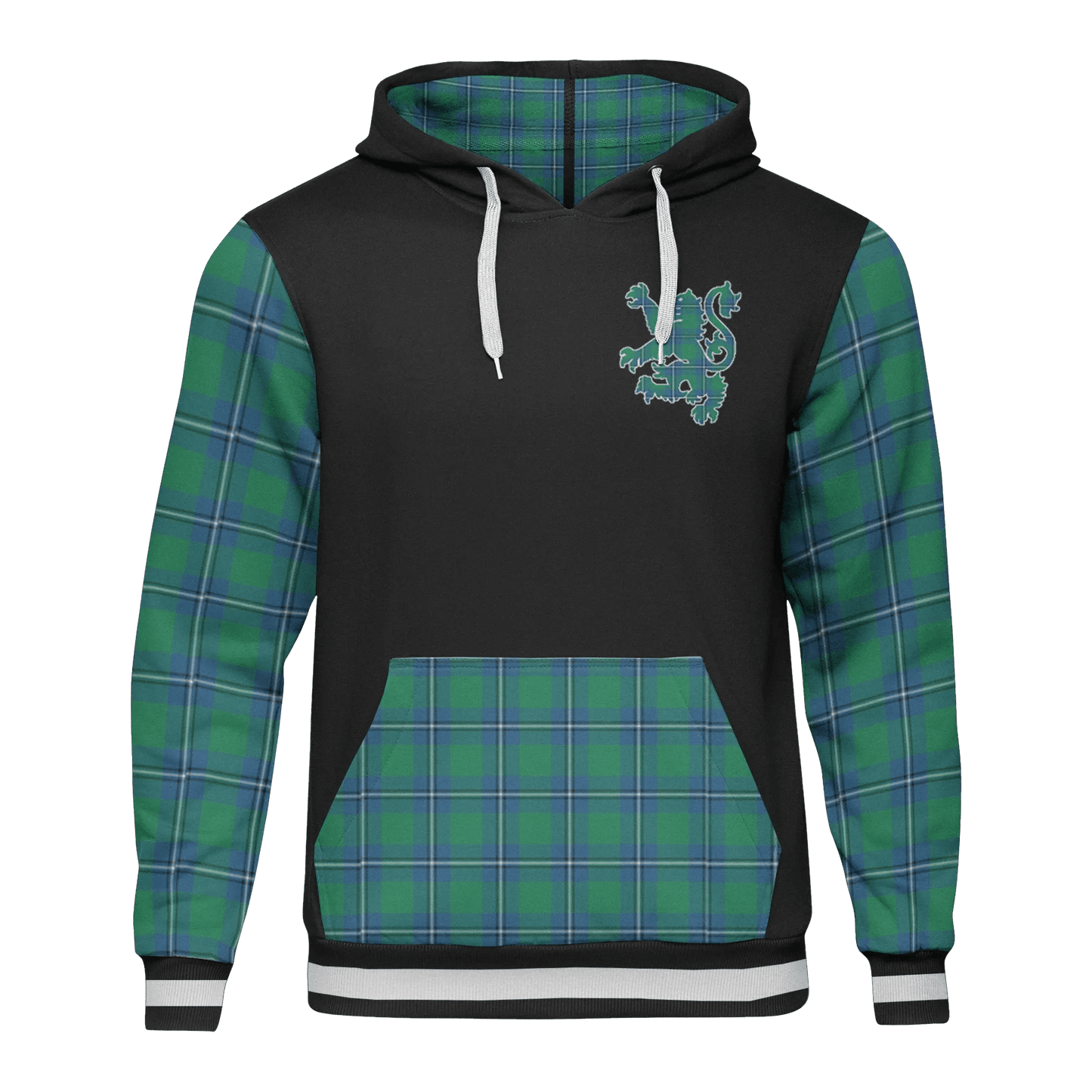 Printivon Irvine Tartan All Over Print Hoodie
