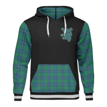 Printivon Irvine Tartan All Over Print Hoodie