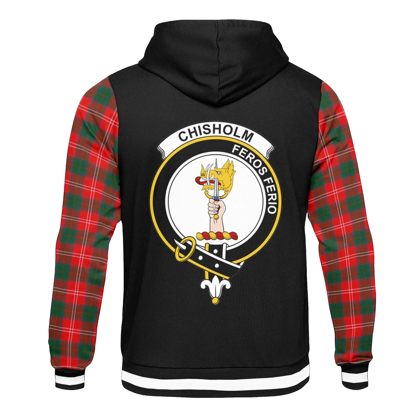 Printivon Chisholm Tartan All Over Print Hoodie