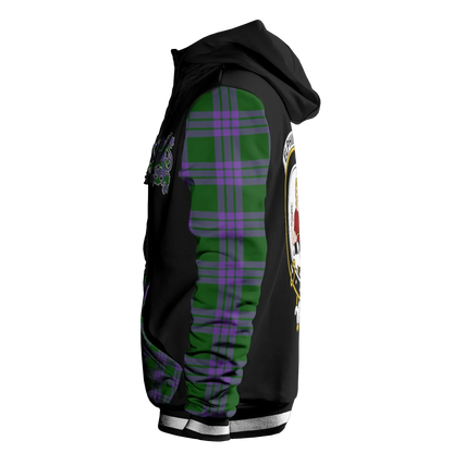 Printivon Elphinstone Tartan All Over Print Hoodie