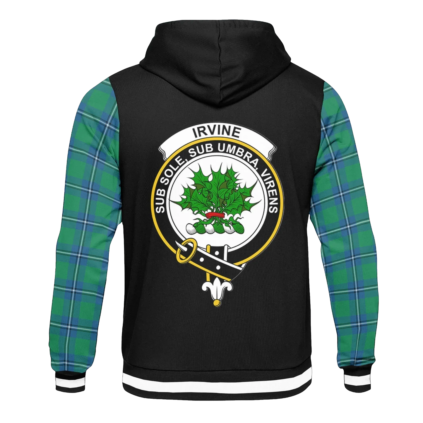 Printivon Irvine Tartan All Over Print Hoodie
