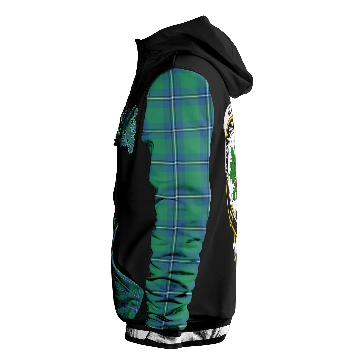 Printivon Irvine Tartan All Over Print Hoodie
