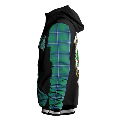 Printivon Irvine Tartan All Over Print Hoodie