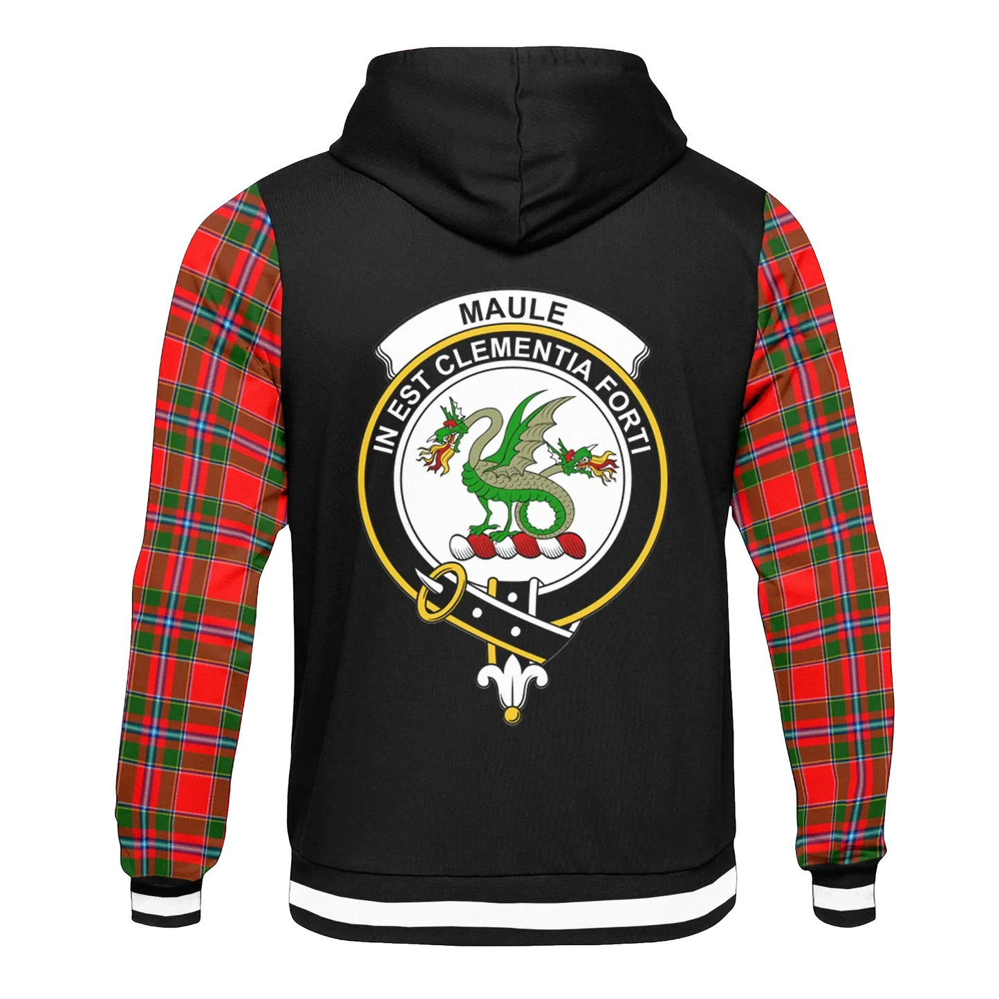 Printivon Maule Tartan All Over Print Hoodie