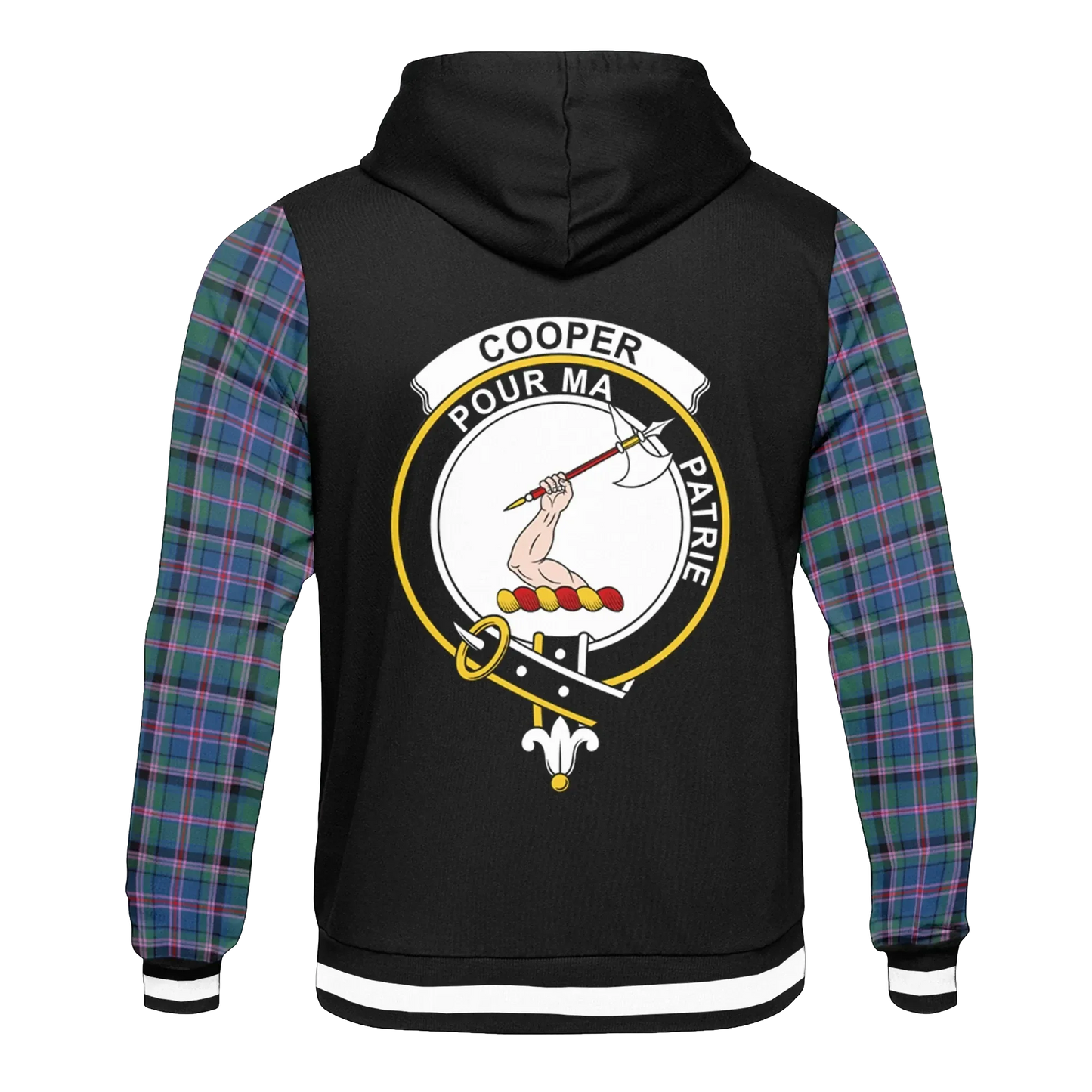 Printivon Cooper Tartan All Over Print Hoodie