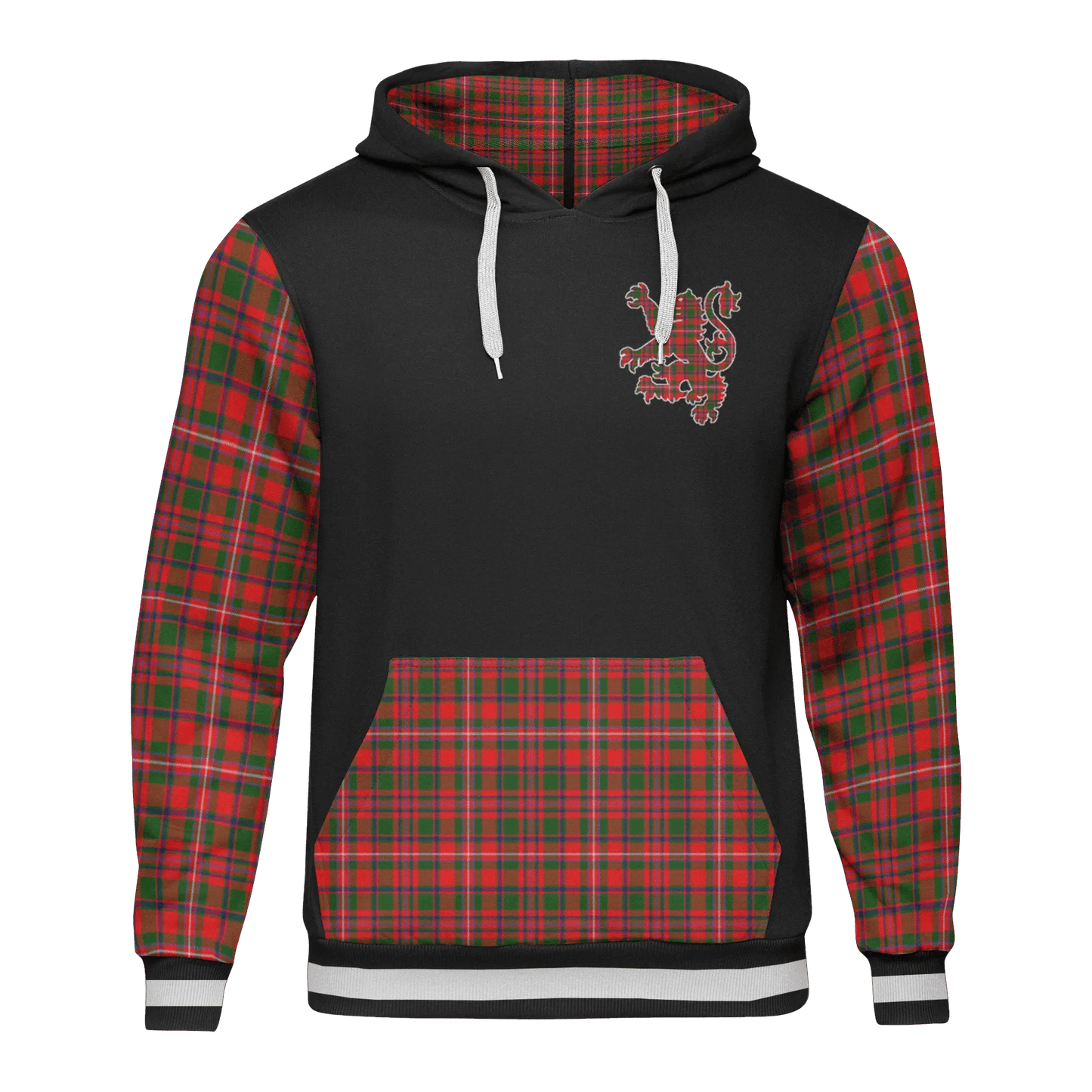 Printivon Mackinnon Tartan All Over Print Hoodie