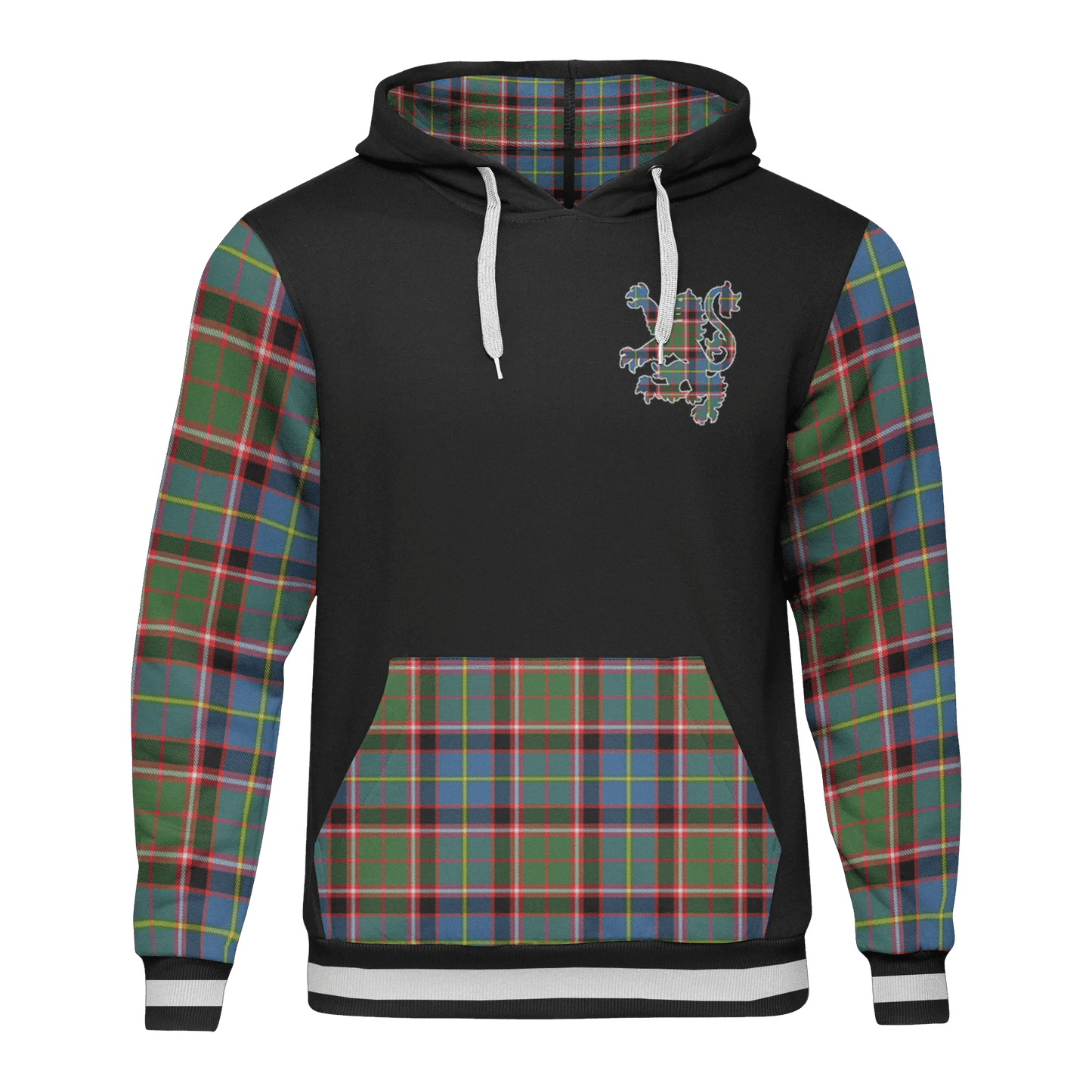 Printivon Norvel Tartan All Over Print Hoodie
