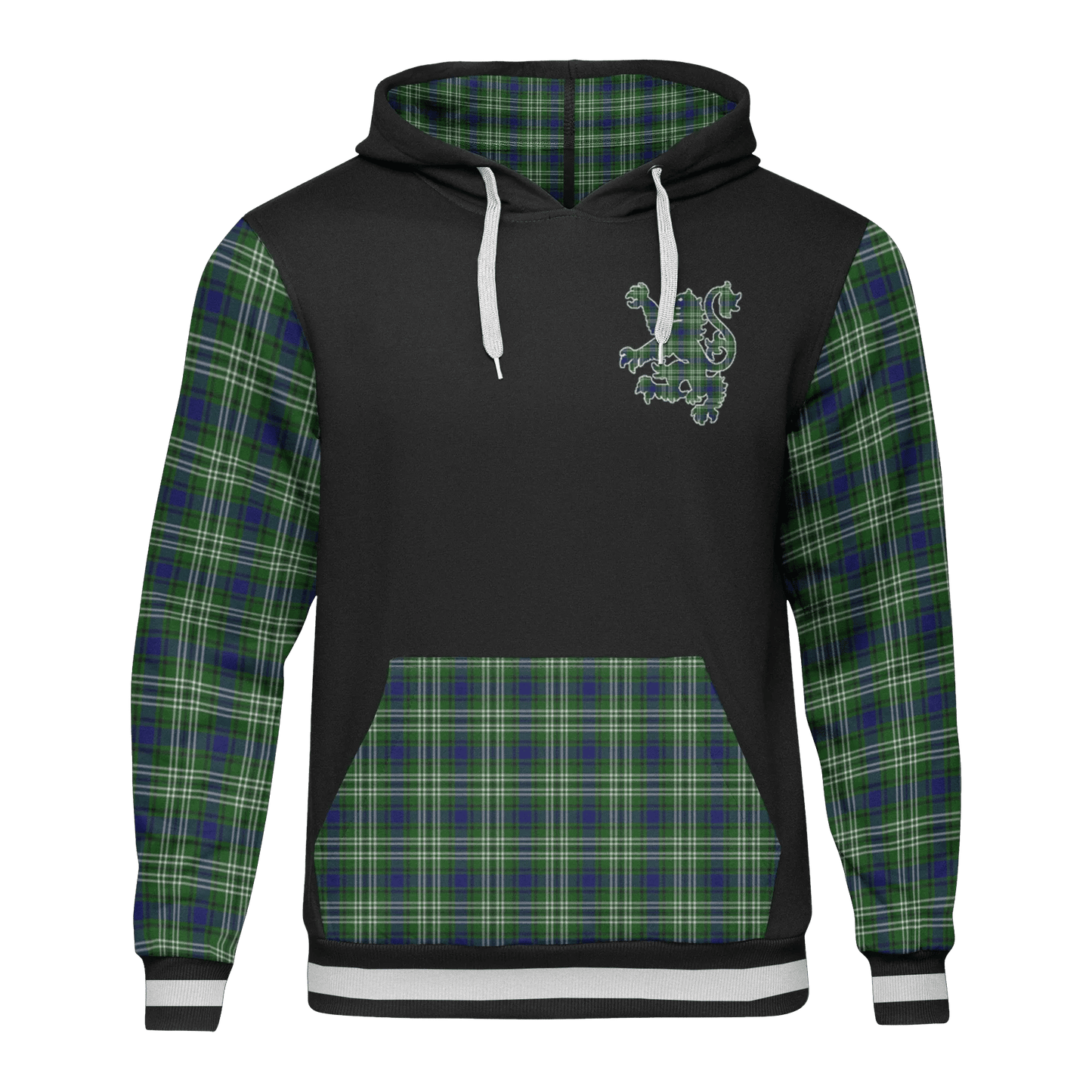 Printivon Blackadder Tartan All Over Print Hoodie