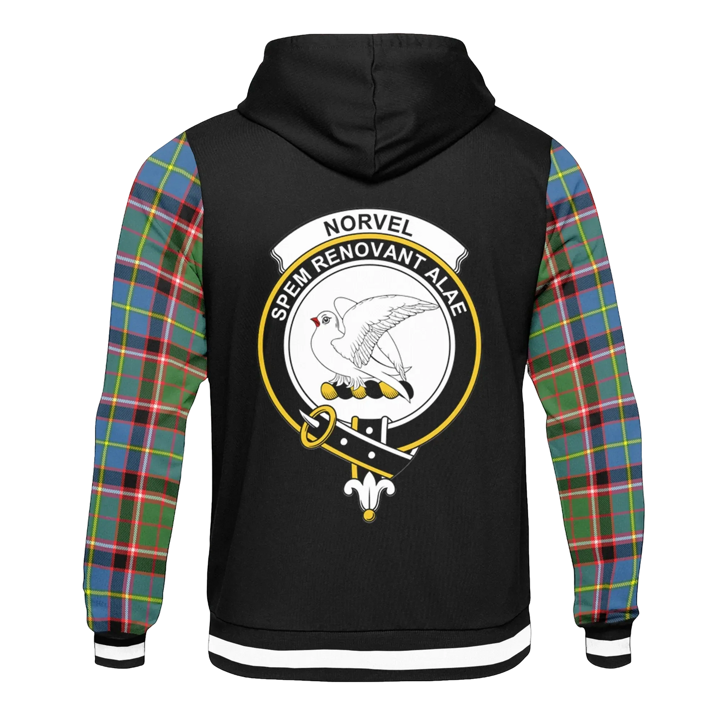 Printivon Norvel Tartan All Over Print Hoodie