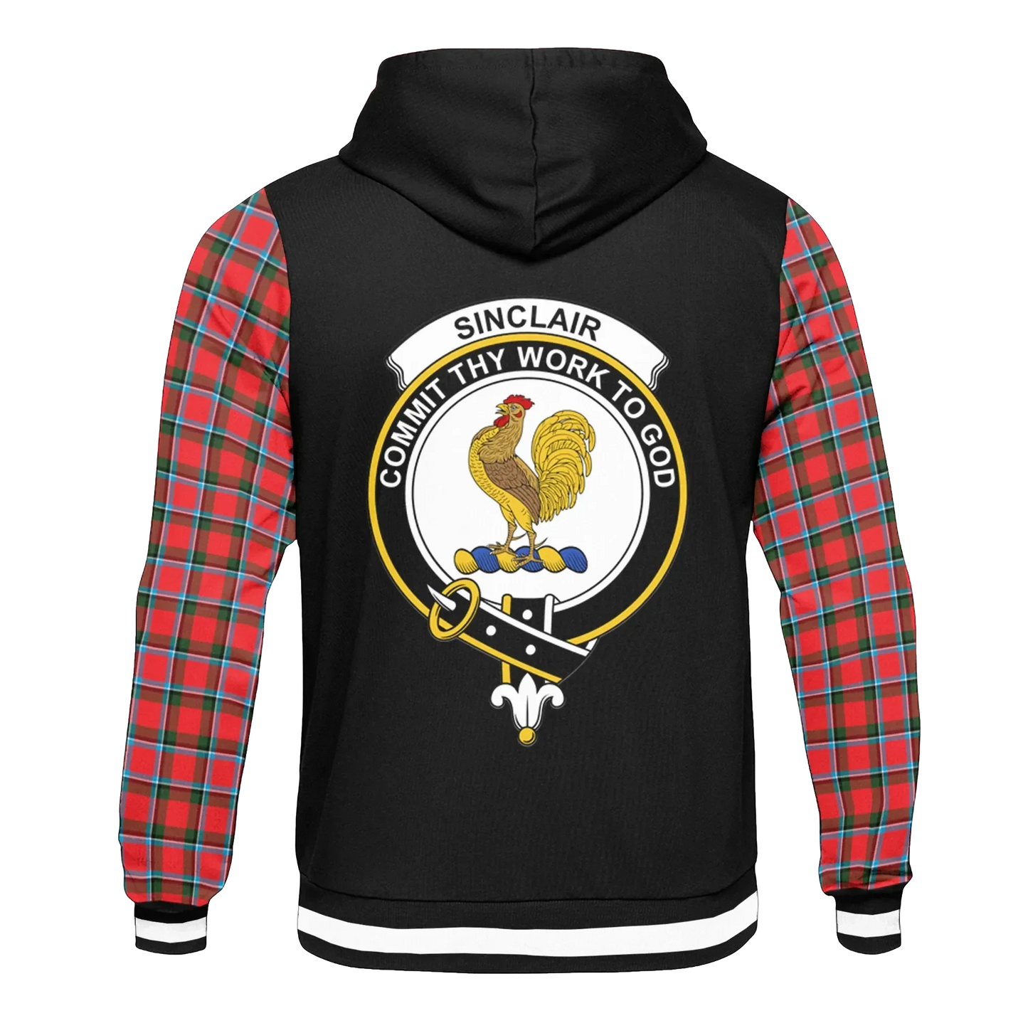 Printivon Sinclair Tartan All Over Print Hoodie