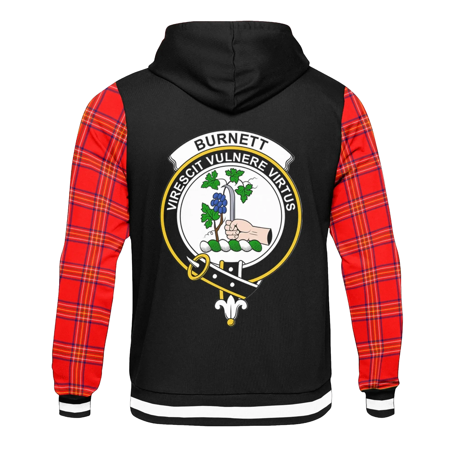 Printivon Burnett Tartan All Over Print Hoodie