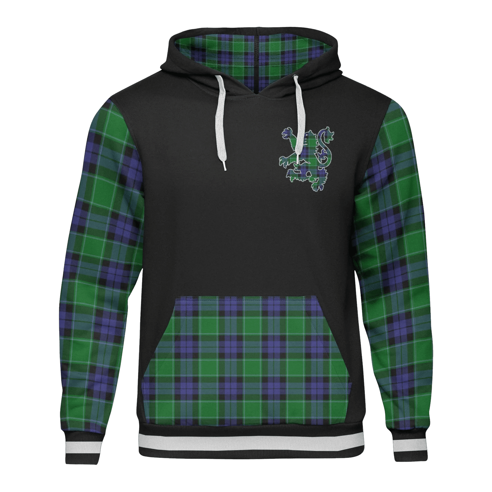 Printivon Monteith Tartan All Over Print Hoodie
