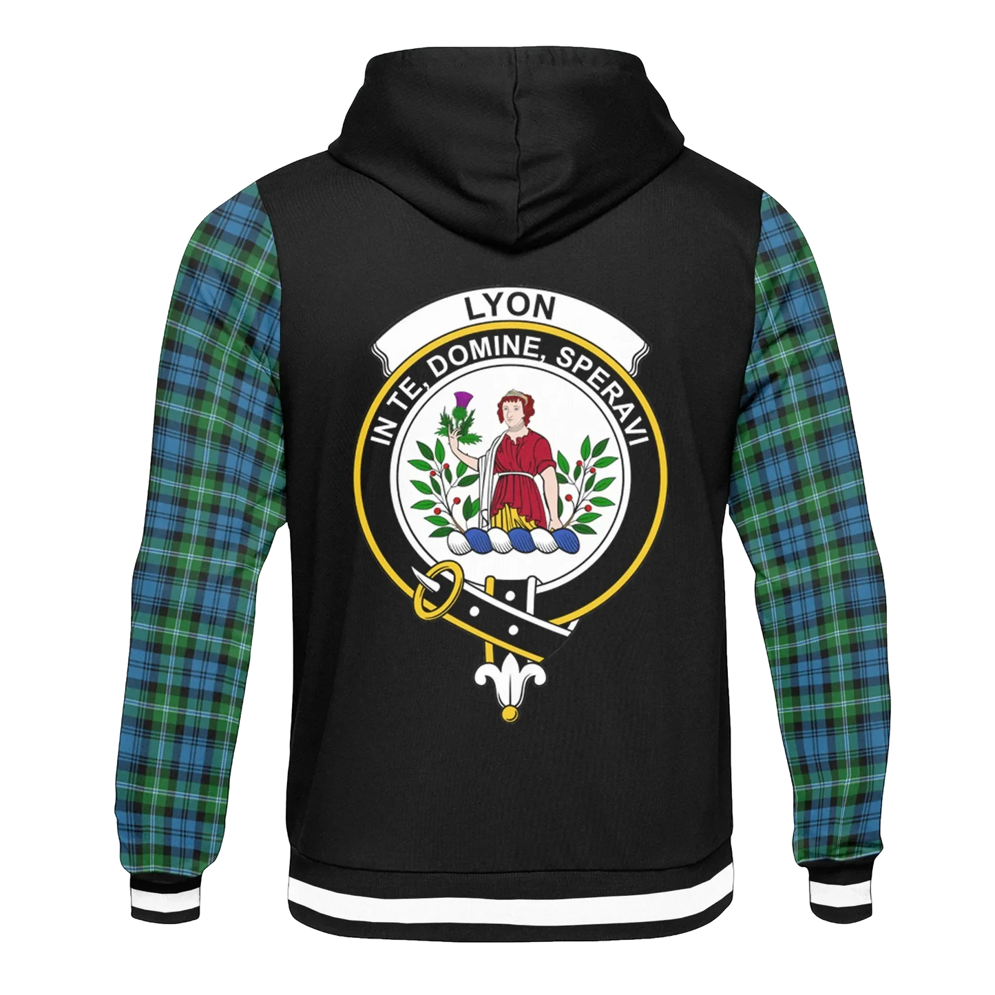 Printivon Lyon Tartan All Over Print Hoodie