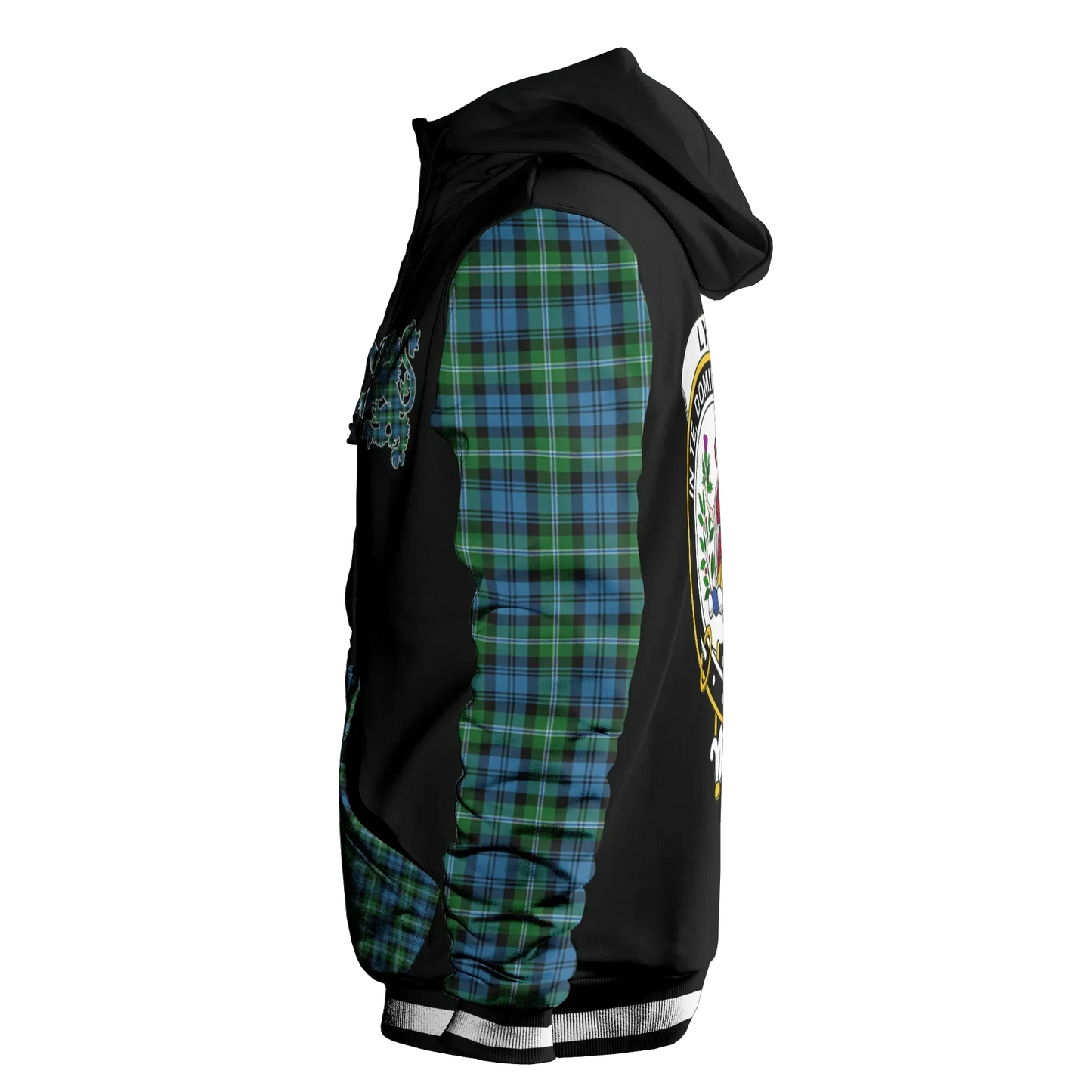 Printivon Lyon Tartan All Over Print Hoodie