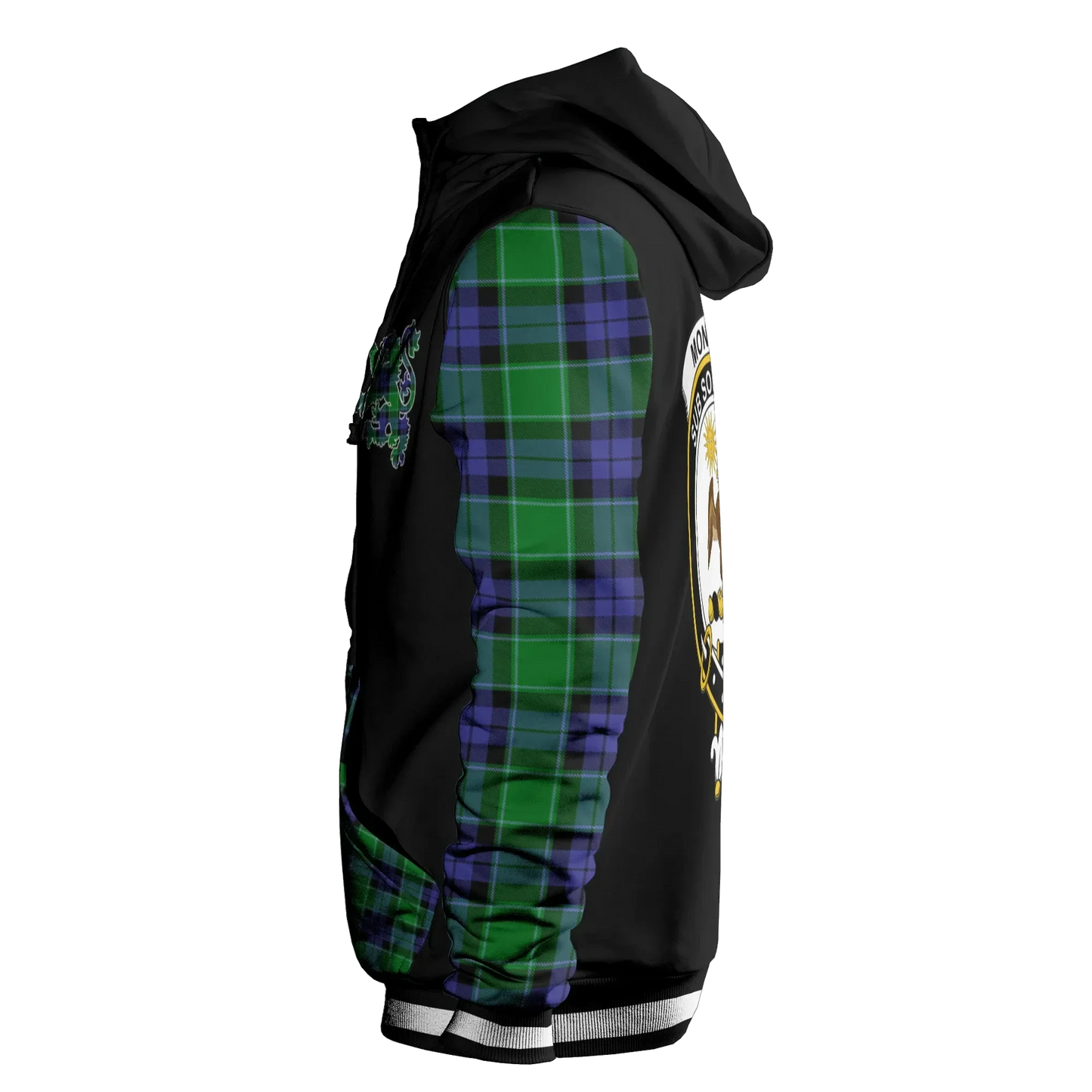 Printivon Monteith Tartan All Over Print Hoodie