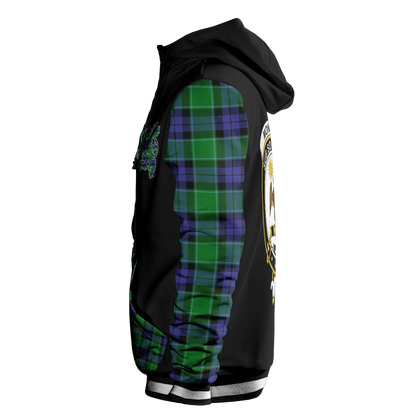 Printivon Monteith Tartan All Over Print Hoodie