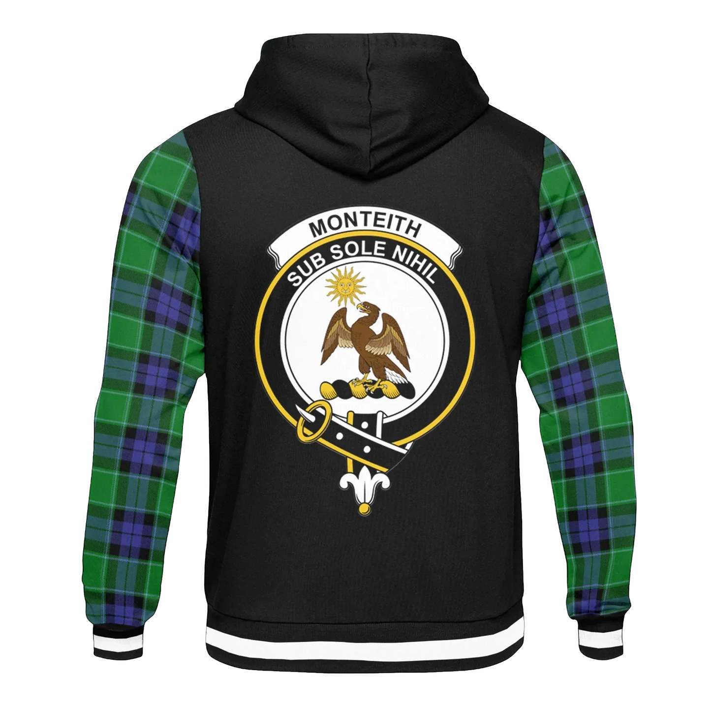 Printivon Monteith Tartan All Over Print Hoodie