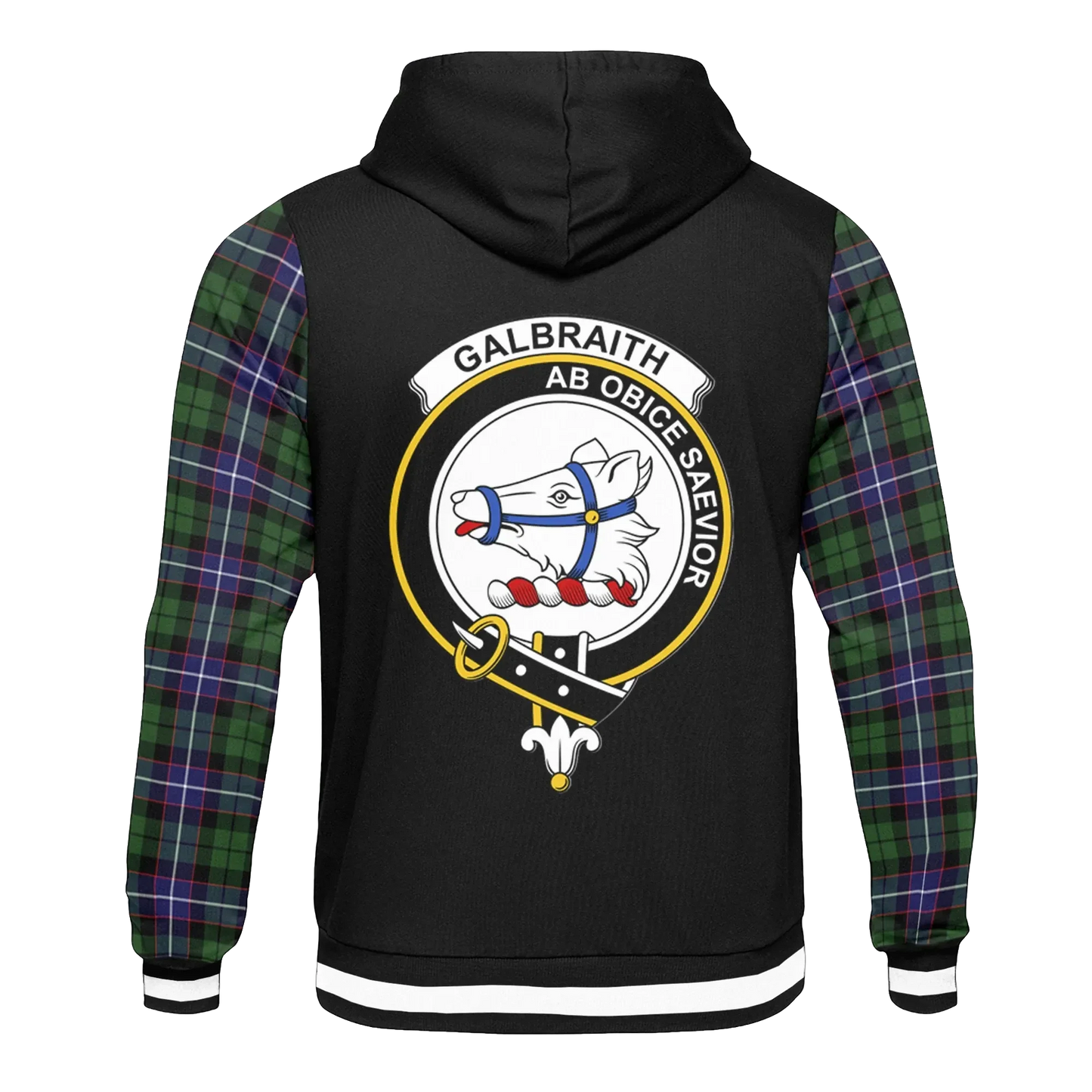 Printivon Galbraith Tartan All Over Print Hoodie