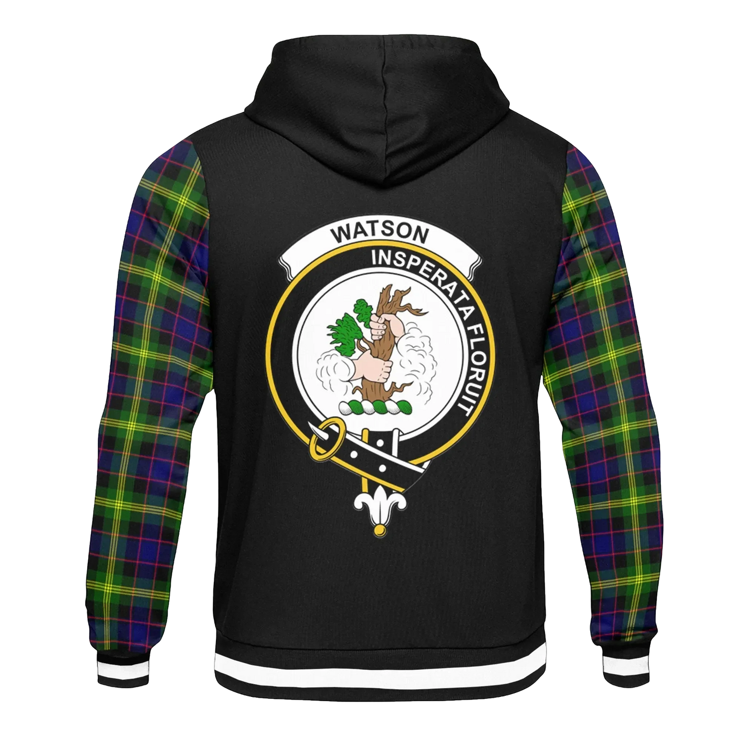 Printivon Watson Tartan All Over Print Hoodie