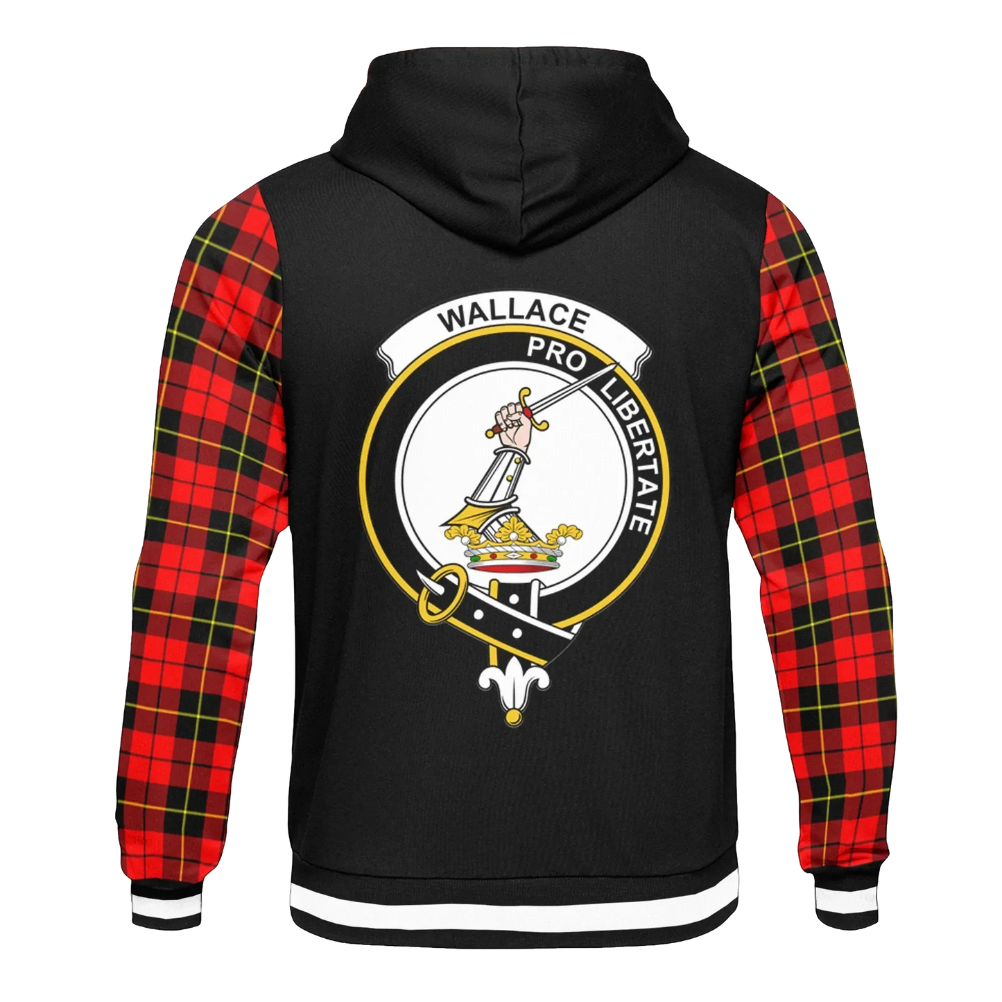 Printivon Wallace Tartan All Over Print Hoodie