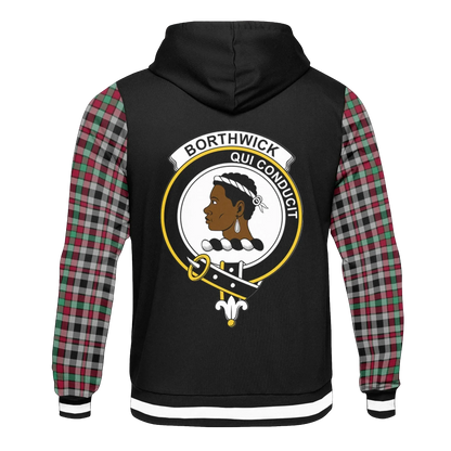 Printivon Borthwick Tartan All Over Print Hoodie