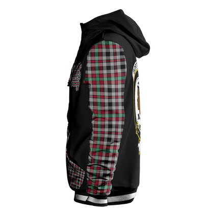 Printivon Borthwick Tartan All Over Print Hoodie