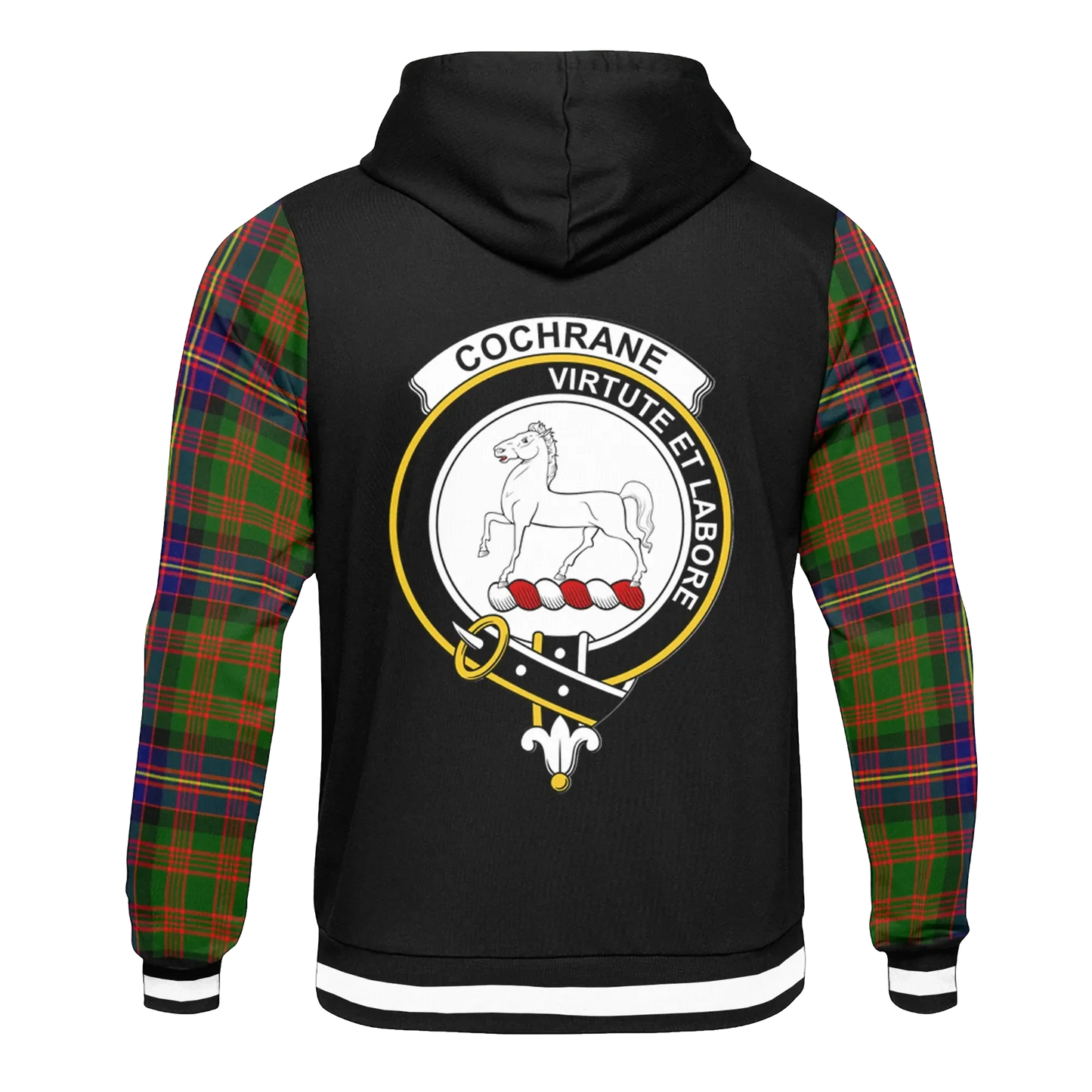 Printivon Cochrane Tartan All Over Print Hoodie