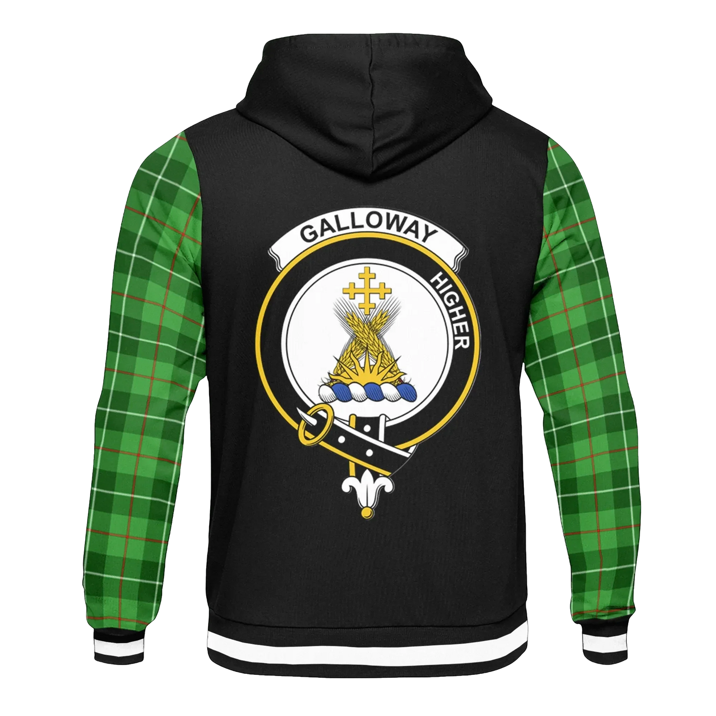 Printivon Galloway Tartan All Over Print Hoodie