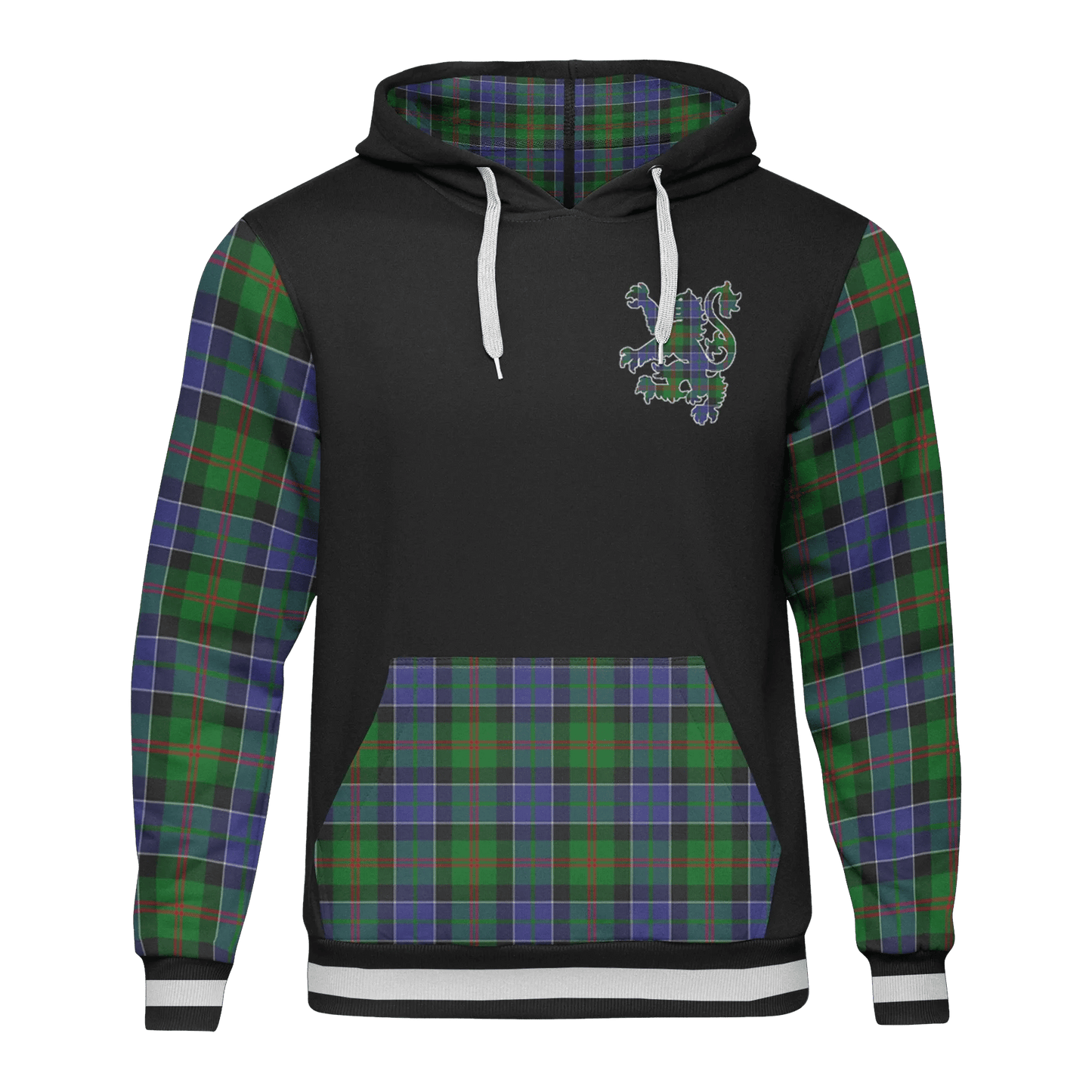 Printivon Paterson Tartan All Over Print Hoodie