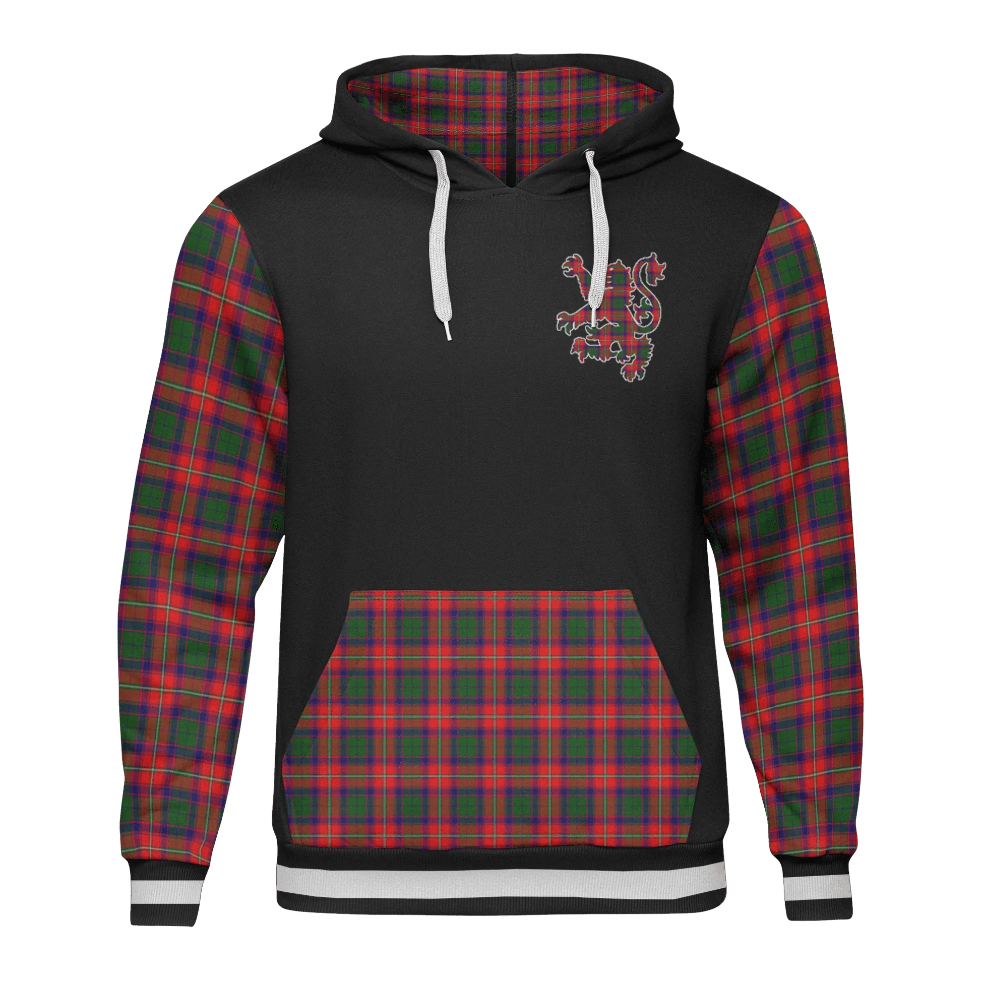 Printivon Belshes Tartan All Over Print Hoodie
