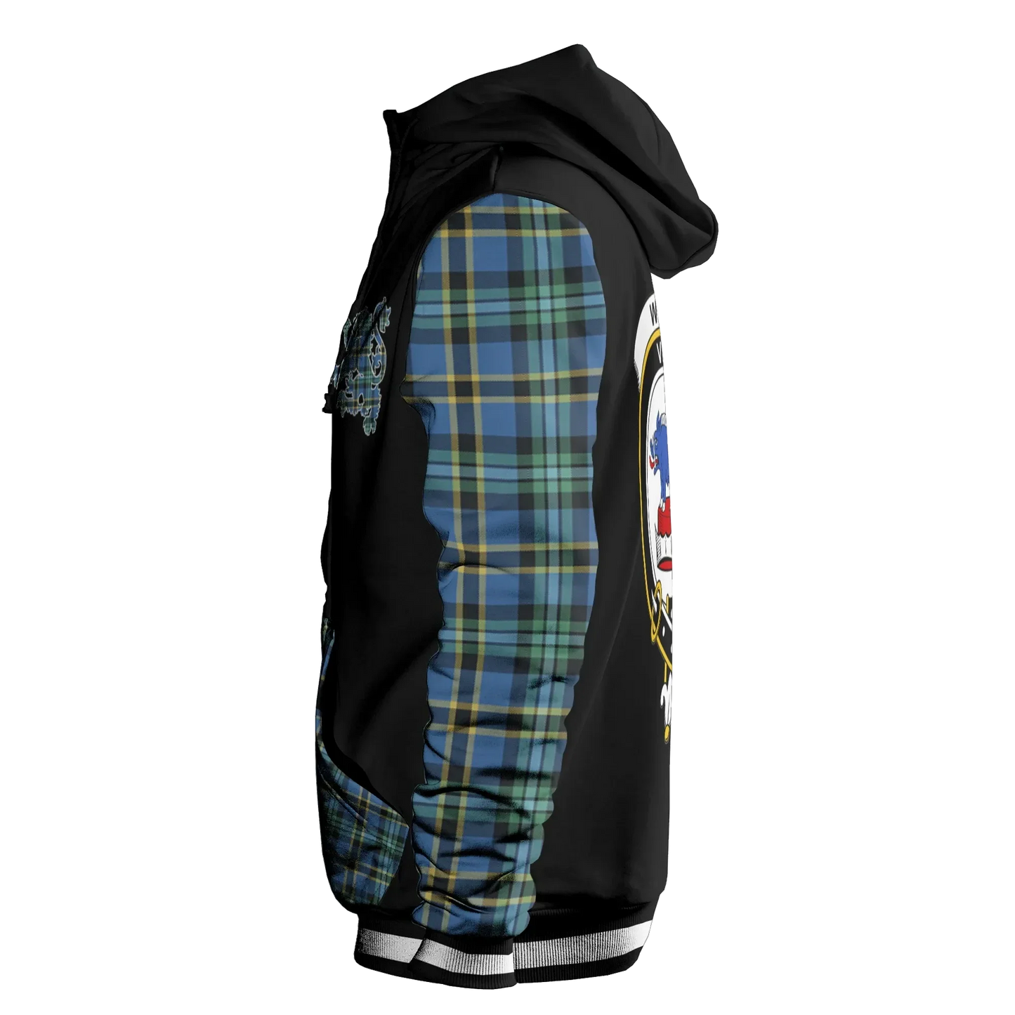 Printivon Weir Tartan All Over Print Hoodie
