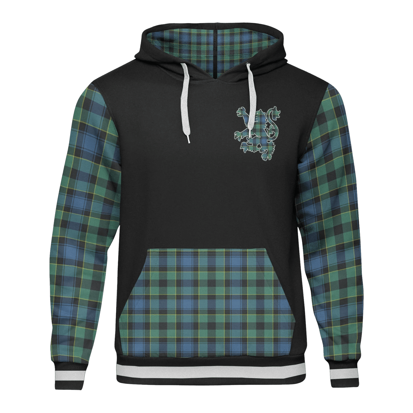 Printivon Mowat Of Inglistoun Tartan All Over Print Hoodie